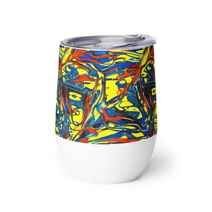 Wine Tumbler - Cyberflow Circuit