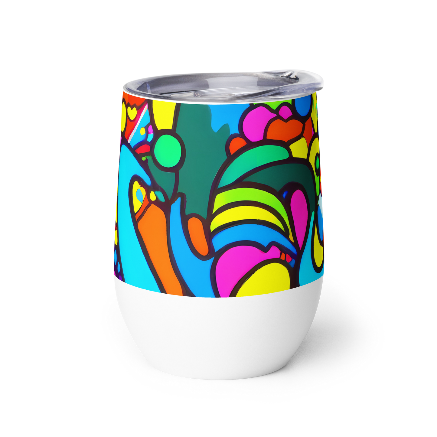 Wine Tumbler - Chromadoodle Junction