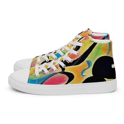 Men's High Top Canvas Shoes - Midday Mirage