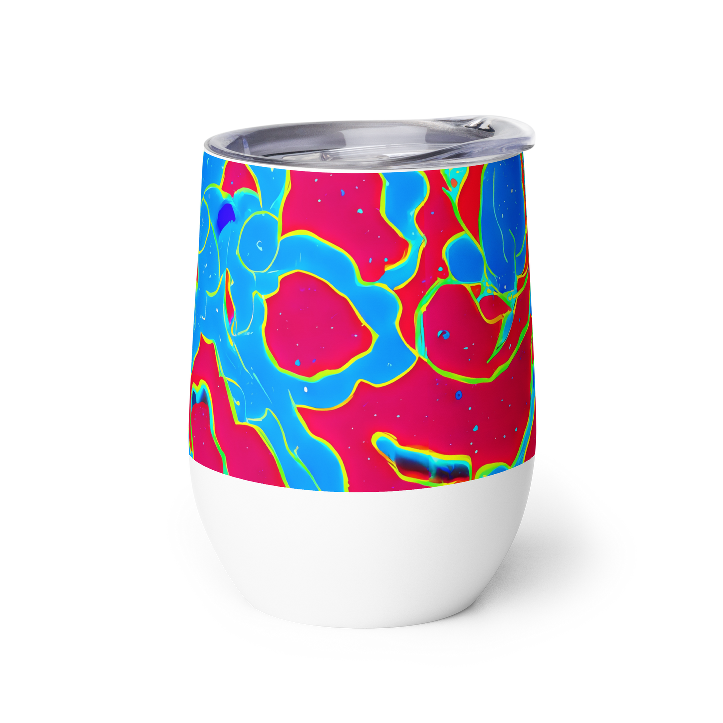 Wine Tumbler - Electric Bloom