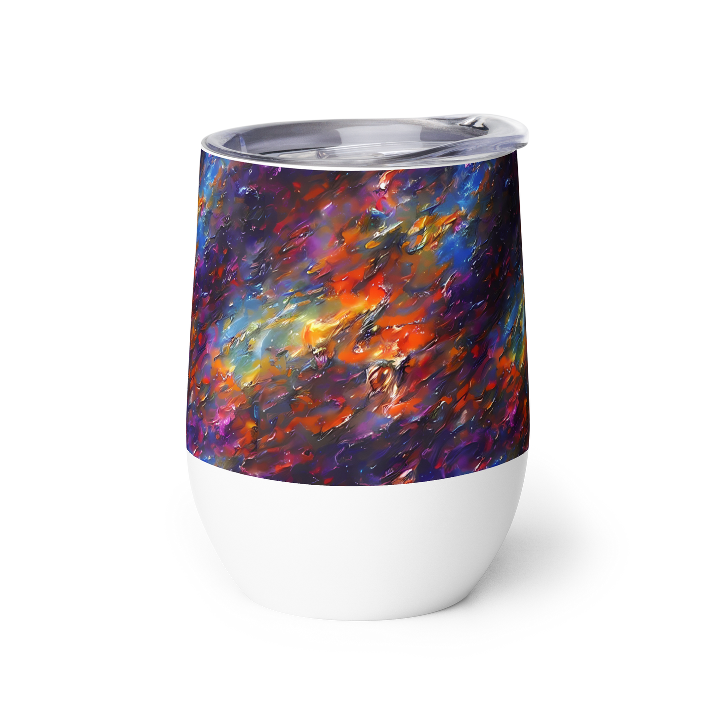 Wine Tumbler - Auroral Ripples