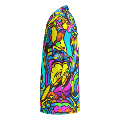 Button Shirt - Kaleidoscopic Flow