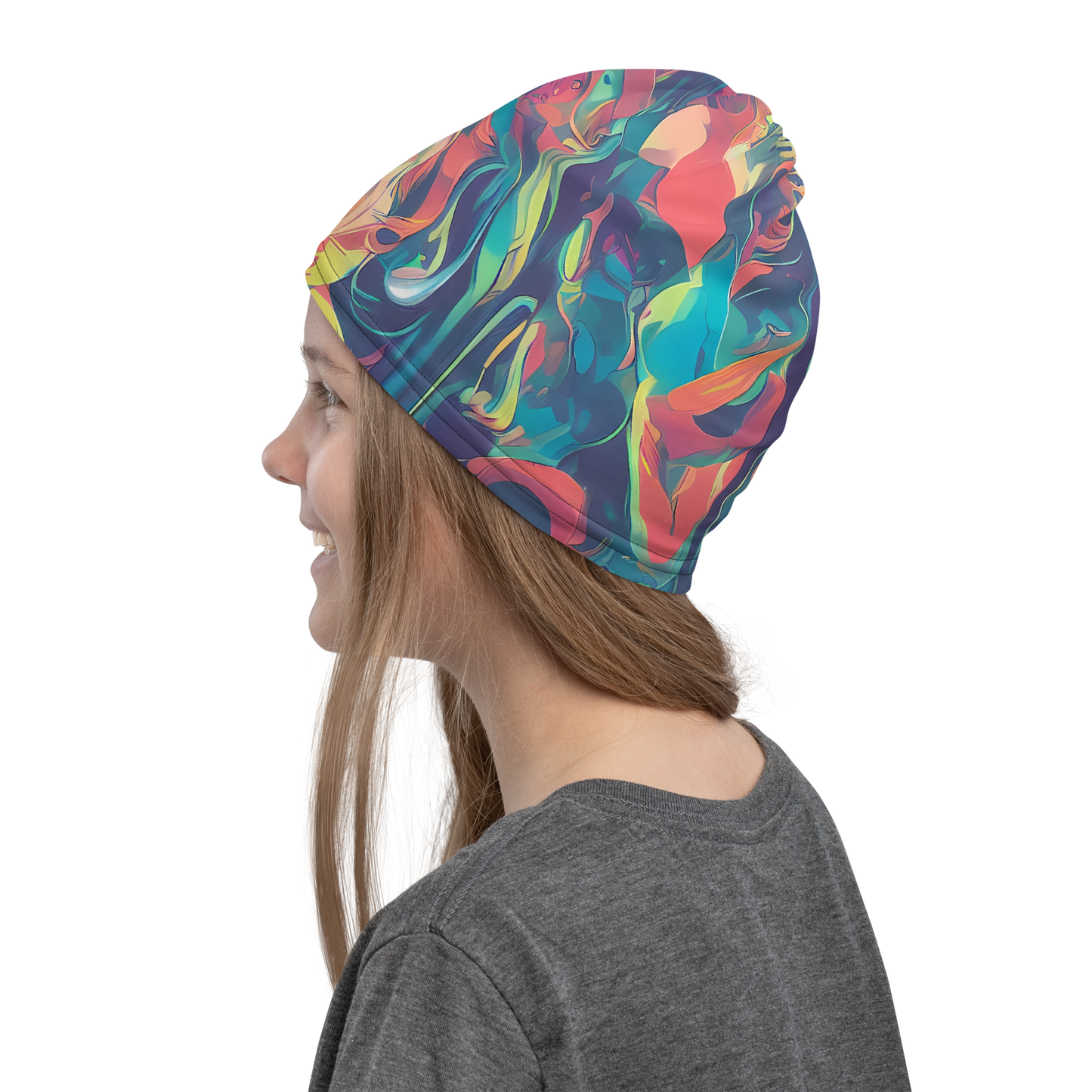 Neck Gaiter - Neon Aurora