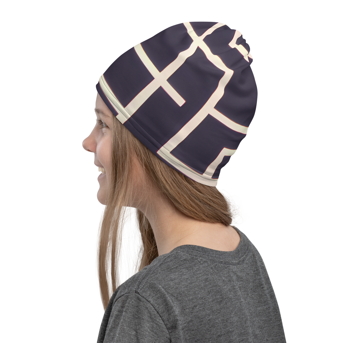 Neck Gaiter - Gilded Gridlock