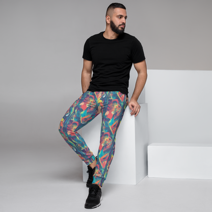 Men’s Joggers - Neon Aurora