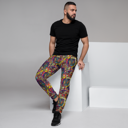 Men’s Joggers - Cosmic Collage