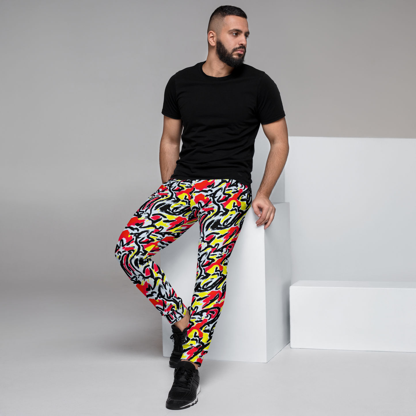 Men’s Joggers - Cosmic Brushstrokes