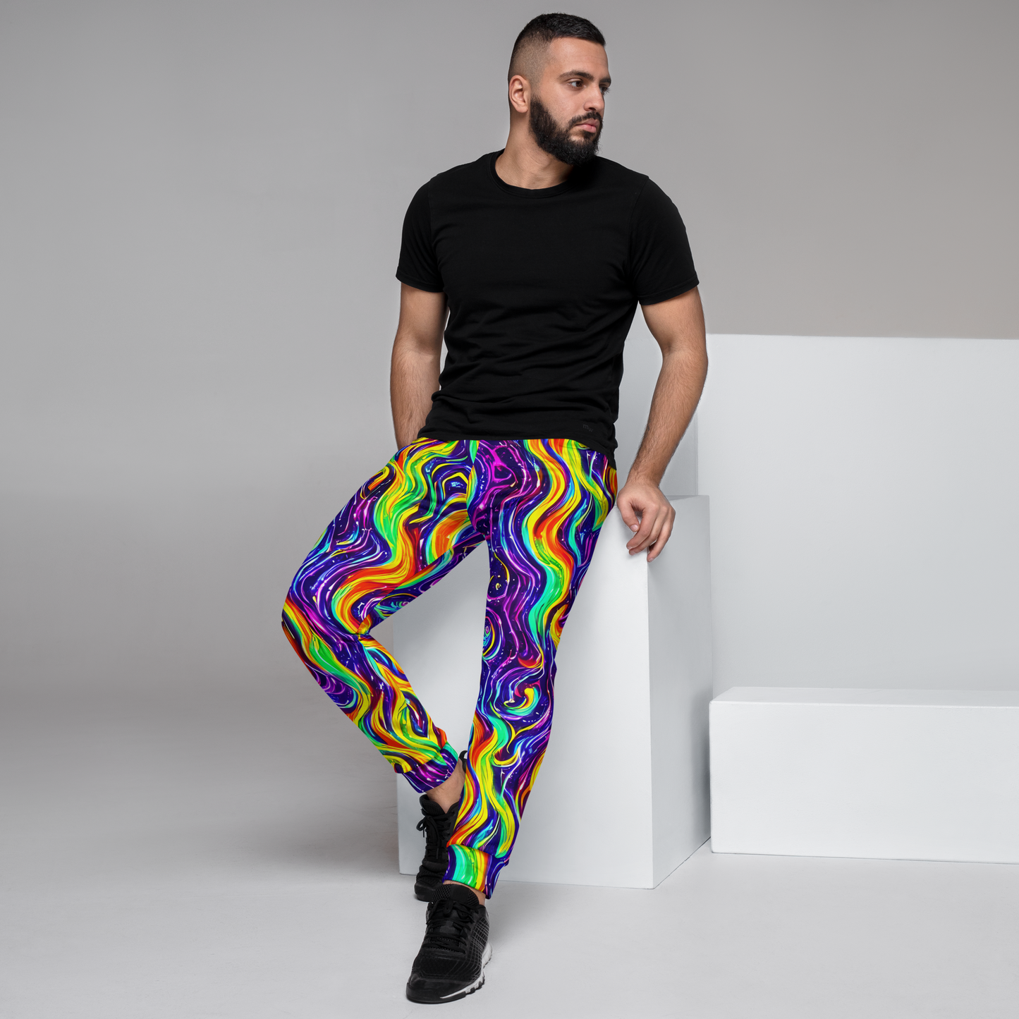 Men’s Joggers - Galactic Flames