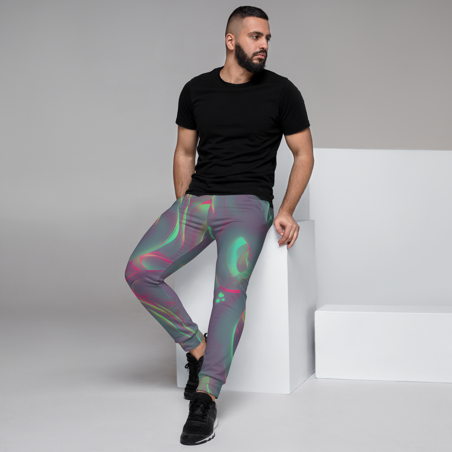 Men’s Joggers - Neon Whisper