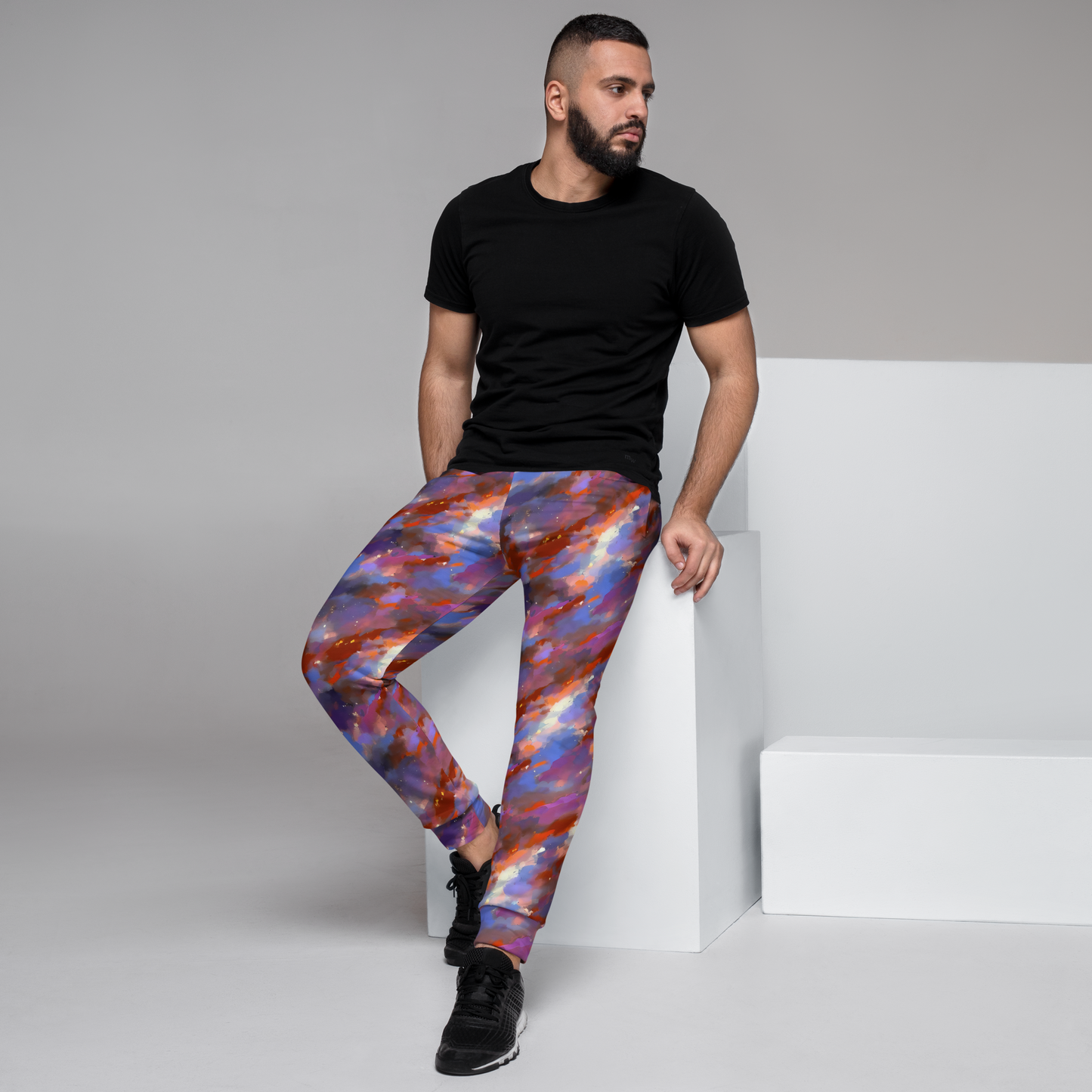 Men’s Joggers - Celestial Brushstroke