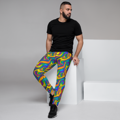 Men’s Joggers - Electric Aurora