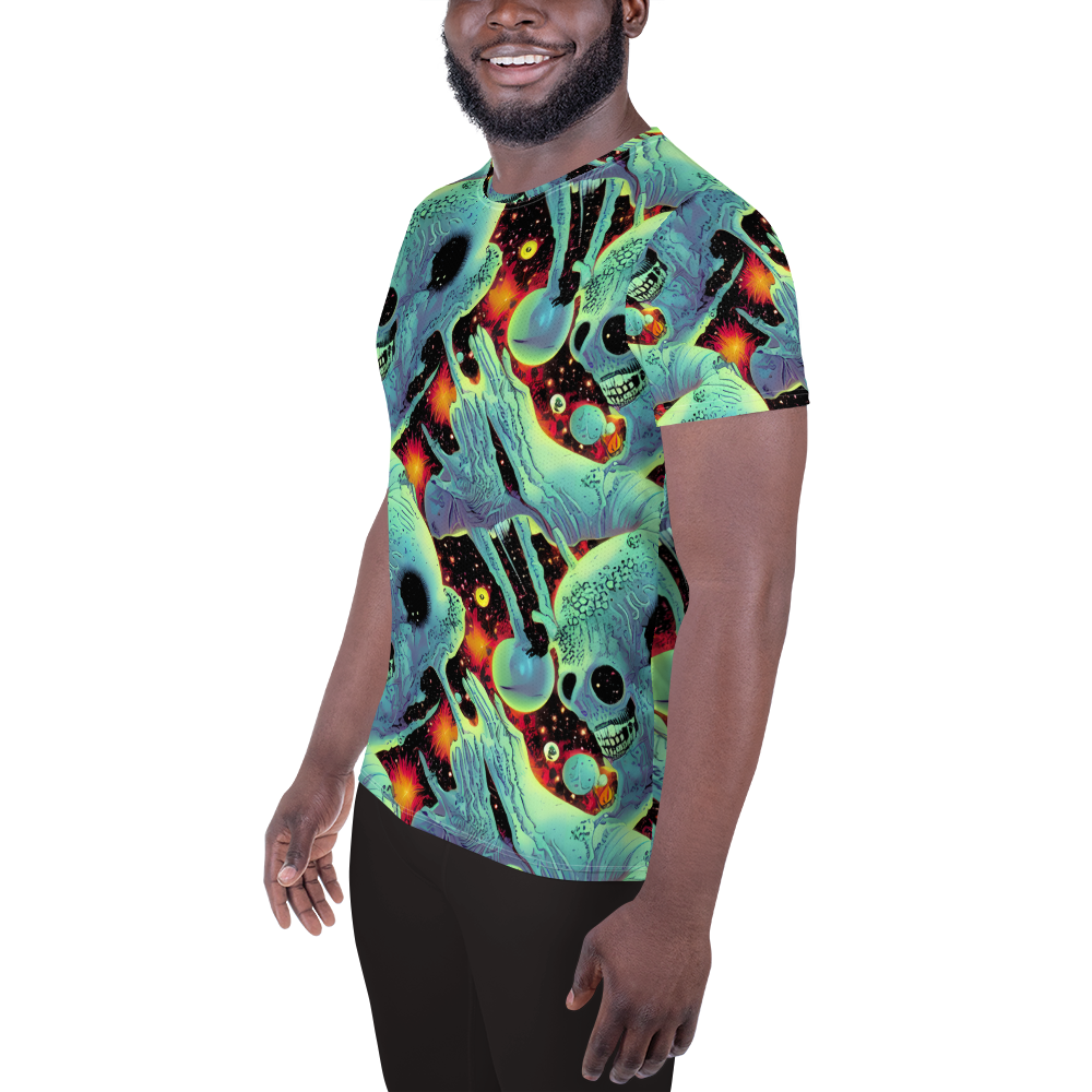 Men's Athletic T-Shirt - Galactic Grotesque