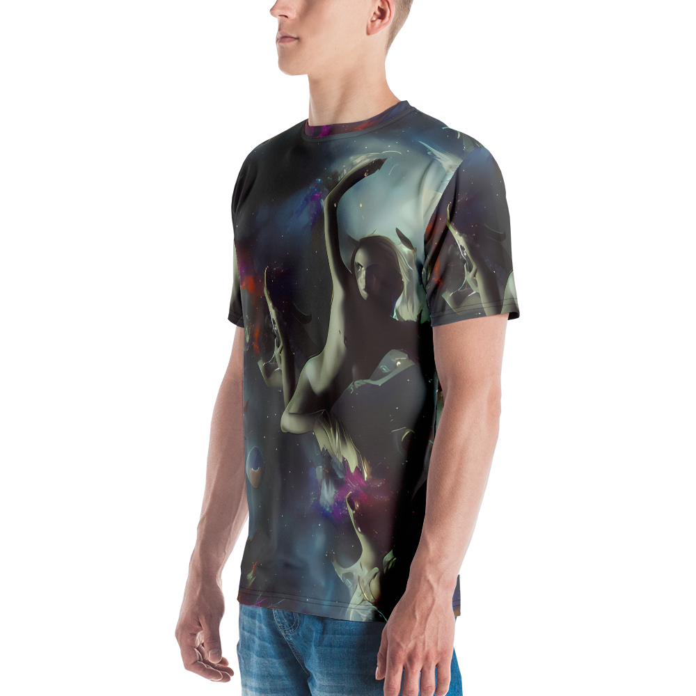 Men's Crew Neck T-Shirt - Cosmic Dancer