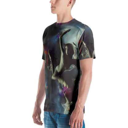 Men's Crew Neck T-Shirt - Cosmic Dancer