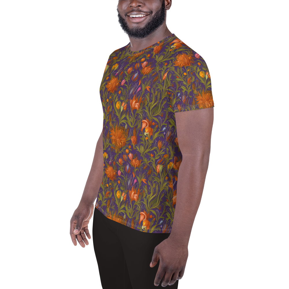 Men's Athletic T-Shirt - Botanical Nebula