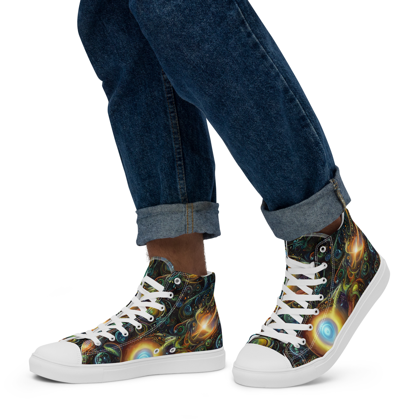 Men's High Top Canvas Shoes - Ferez Vortex