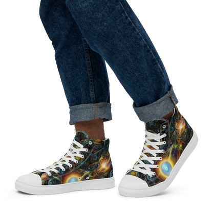 Men's High Top Canvas Shoes - Ferez Vortex