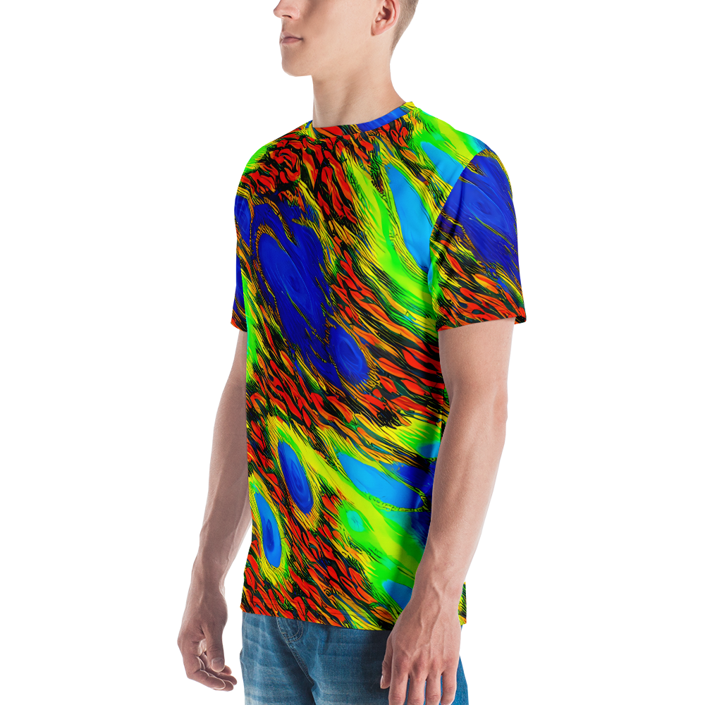 Men's Crew Neck T-Shirt - Hodgkin's Blaze