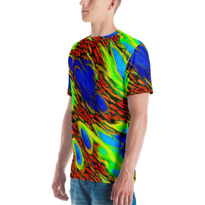 Men's Crew Neck T-Shirt - Hodgkin's Blaze