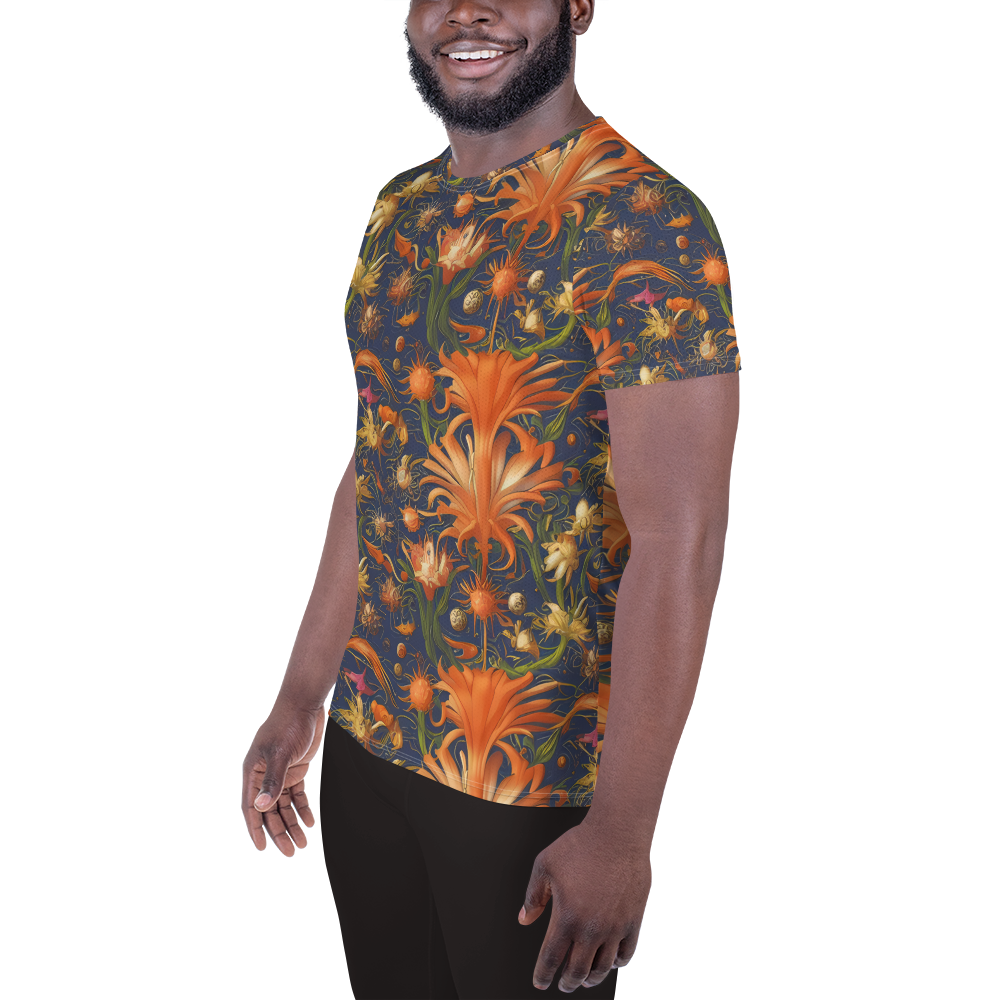 Men's Athletic T-Shirt - Stellar Blooms