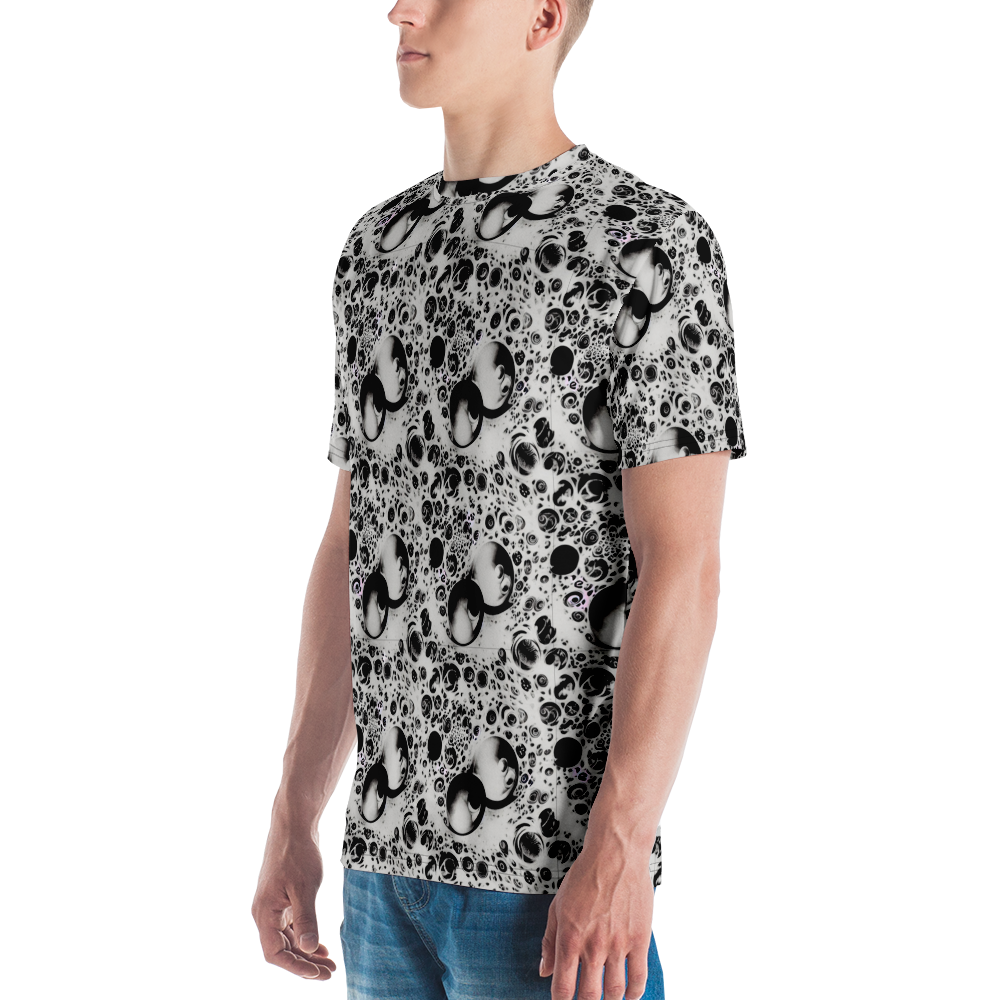 Men's Crew Neck T-Shirt - Crater Swirl