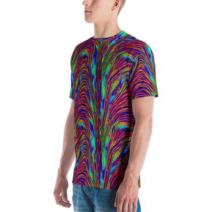 Men's Crew Neck T-Shirt - Lux Waves
