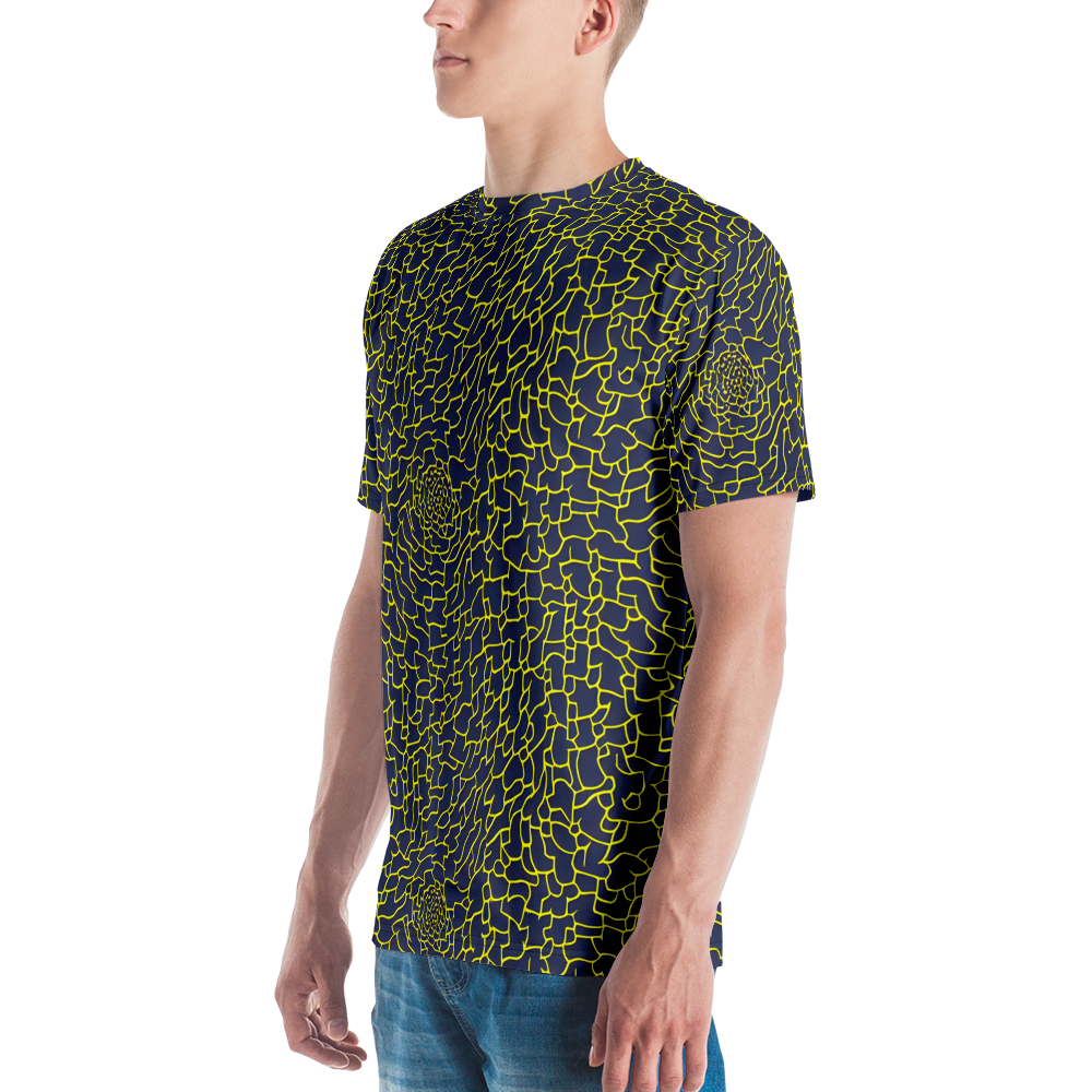 Men's Crew Neck T-Shirt - Nightshade Maze