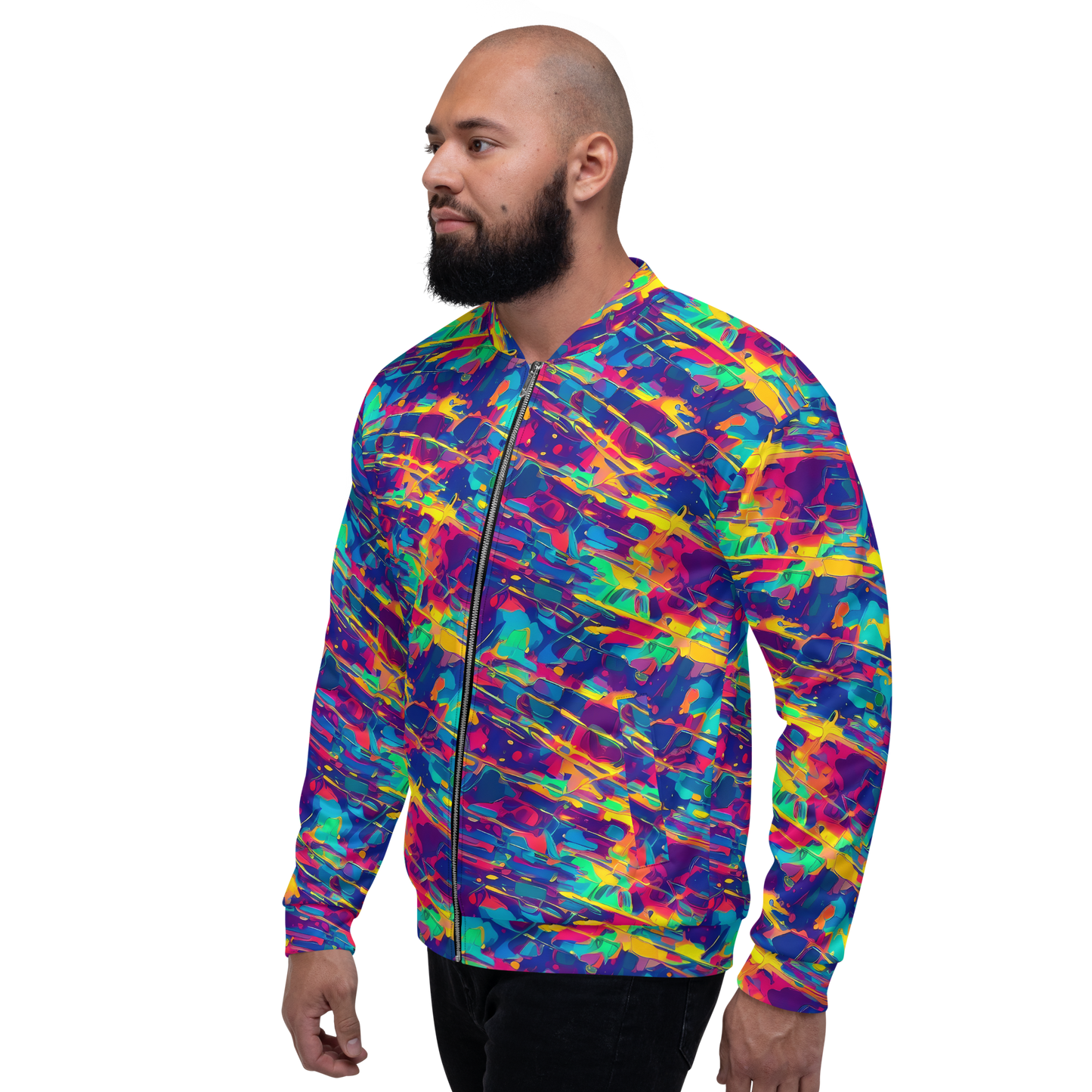 Bomber Jacket - Spectrum Streaks