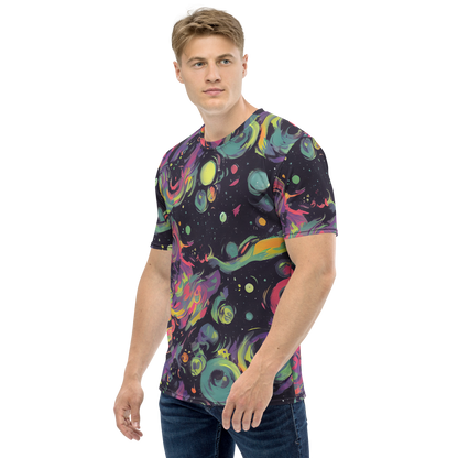 Men's Crew Neck T-Shirt - Psychedelic Drift