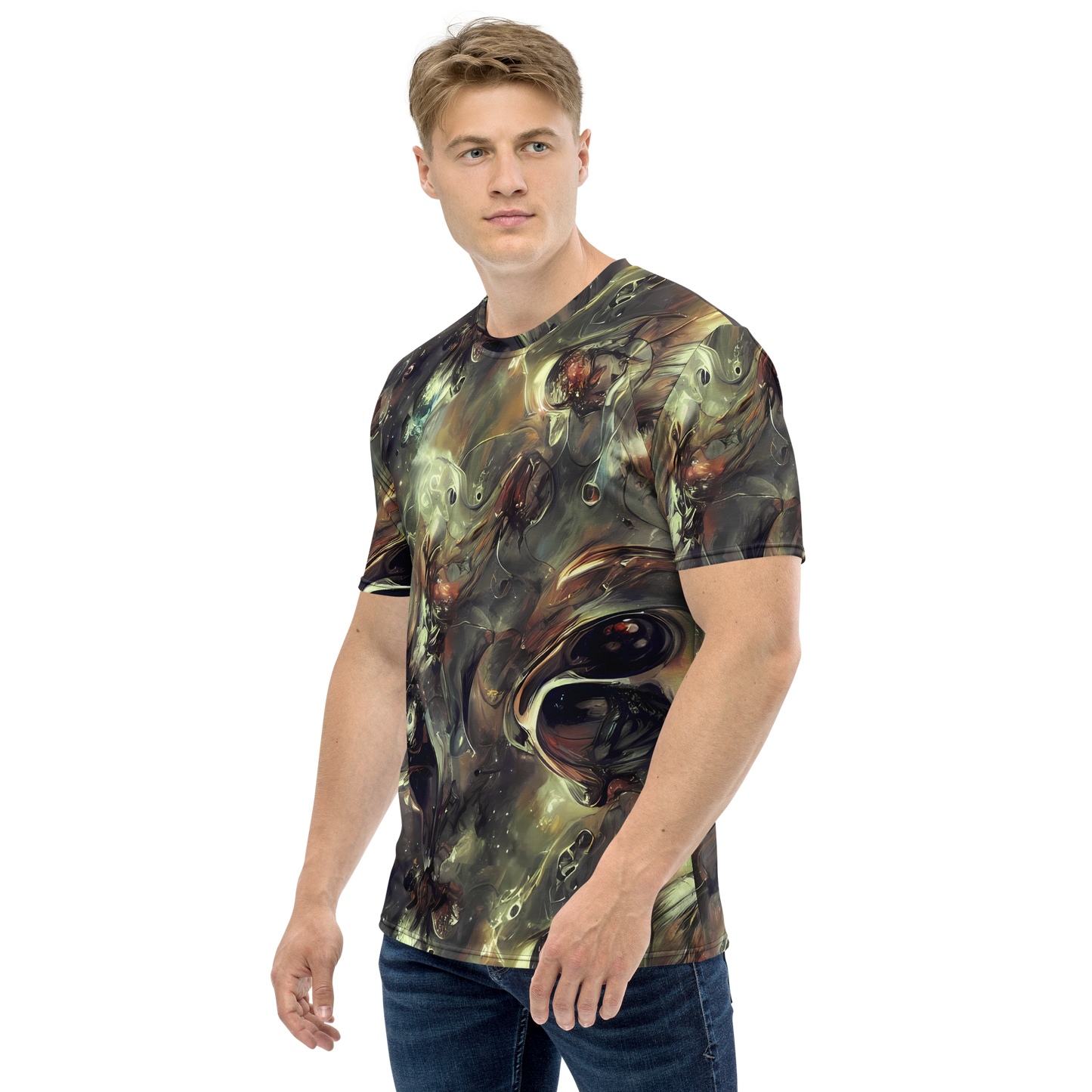 Men's Crew Neck T-Shirt - Chaos Crescendo