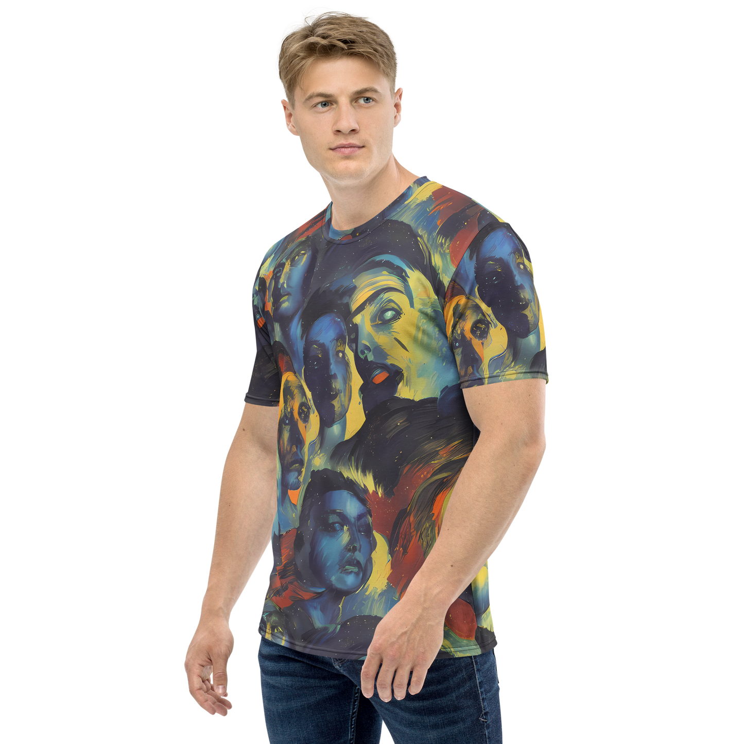 Men's Crew Neck T-Shirt - Vivid Visage