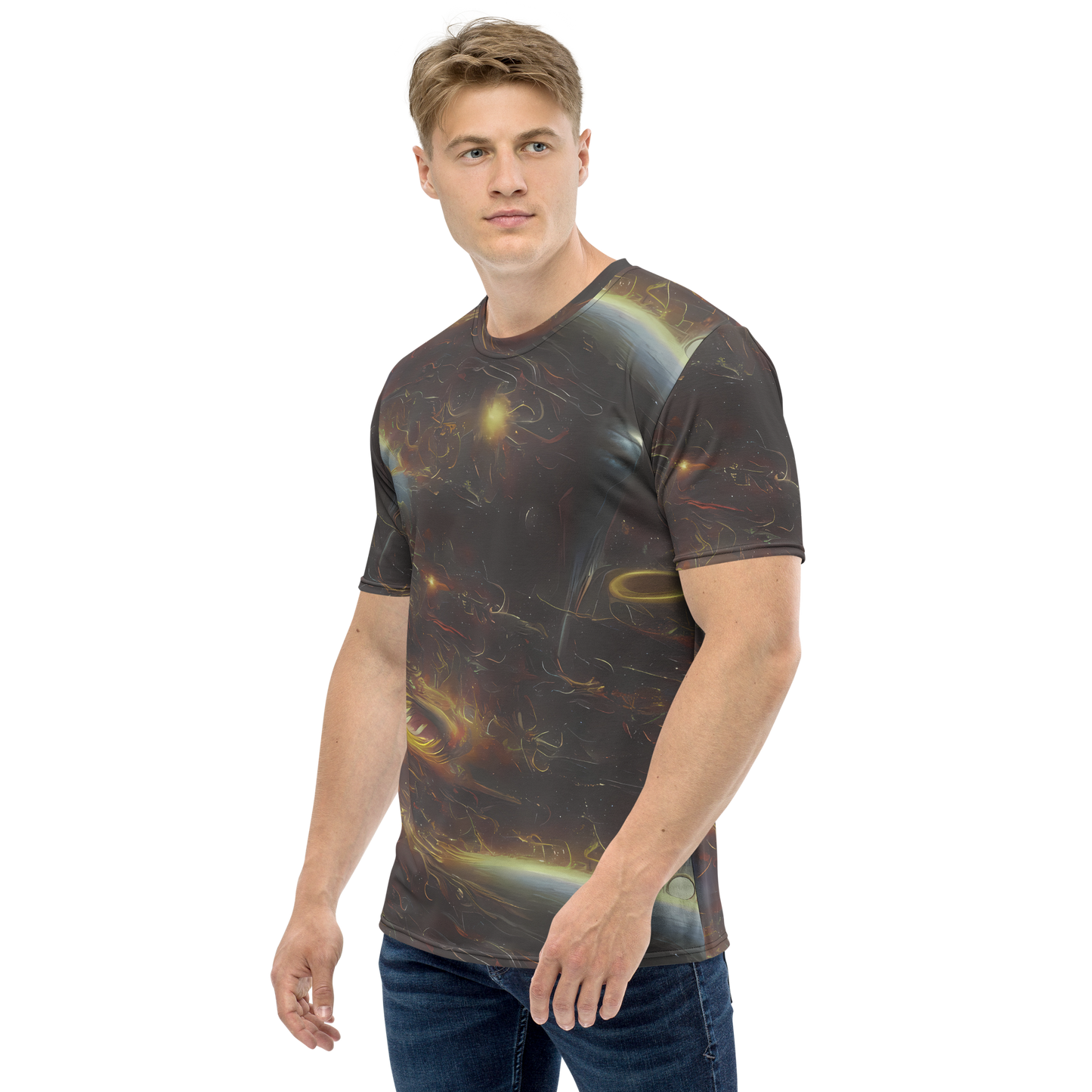 Men's Crew Neck T-Shirt - Quantum Illusions