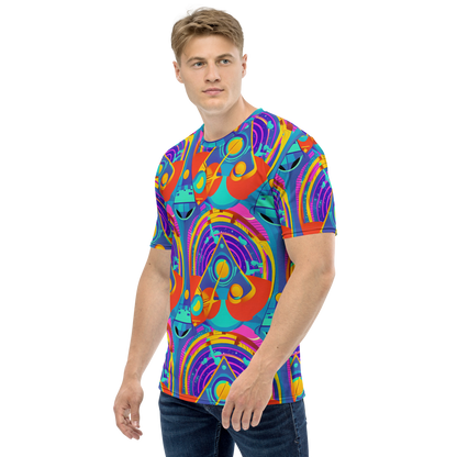 Men's Crew Neck T-Shirt - Blast of Color