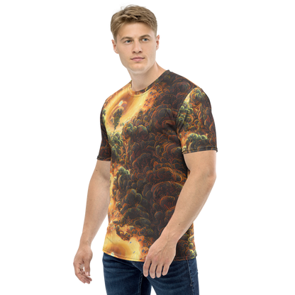 Men's Crew Neck T-Shirt - Volcanic Cascade