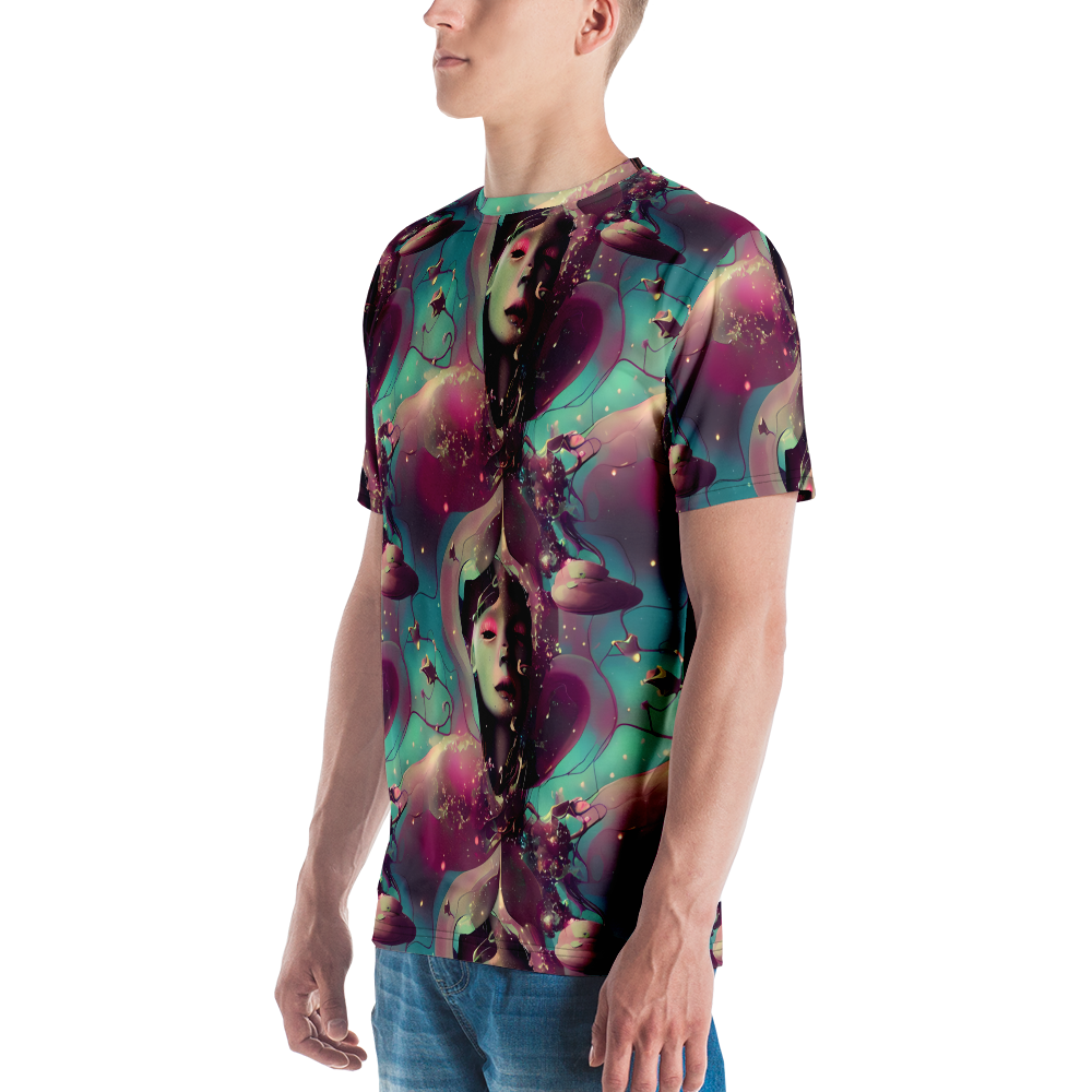 Men's Crew Neck T-Shirt - Nouveau Galaxy