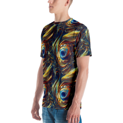 Men's Crew Neck T-Shirt - Celestial Vortex