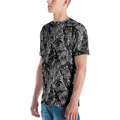 Men's Crew Neck T-Shirt - Gothic Whirlwind