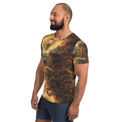 Men's Athletic T-Shirt - Volcanic Cascade