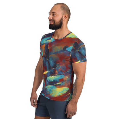 Men's Athletic T-Shirt - Journey Through Infinity