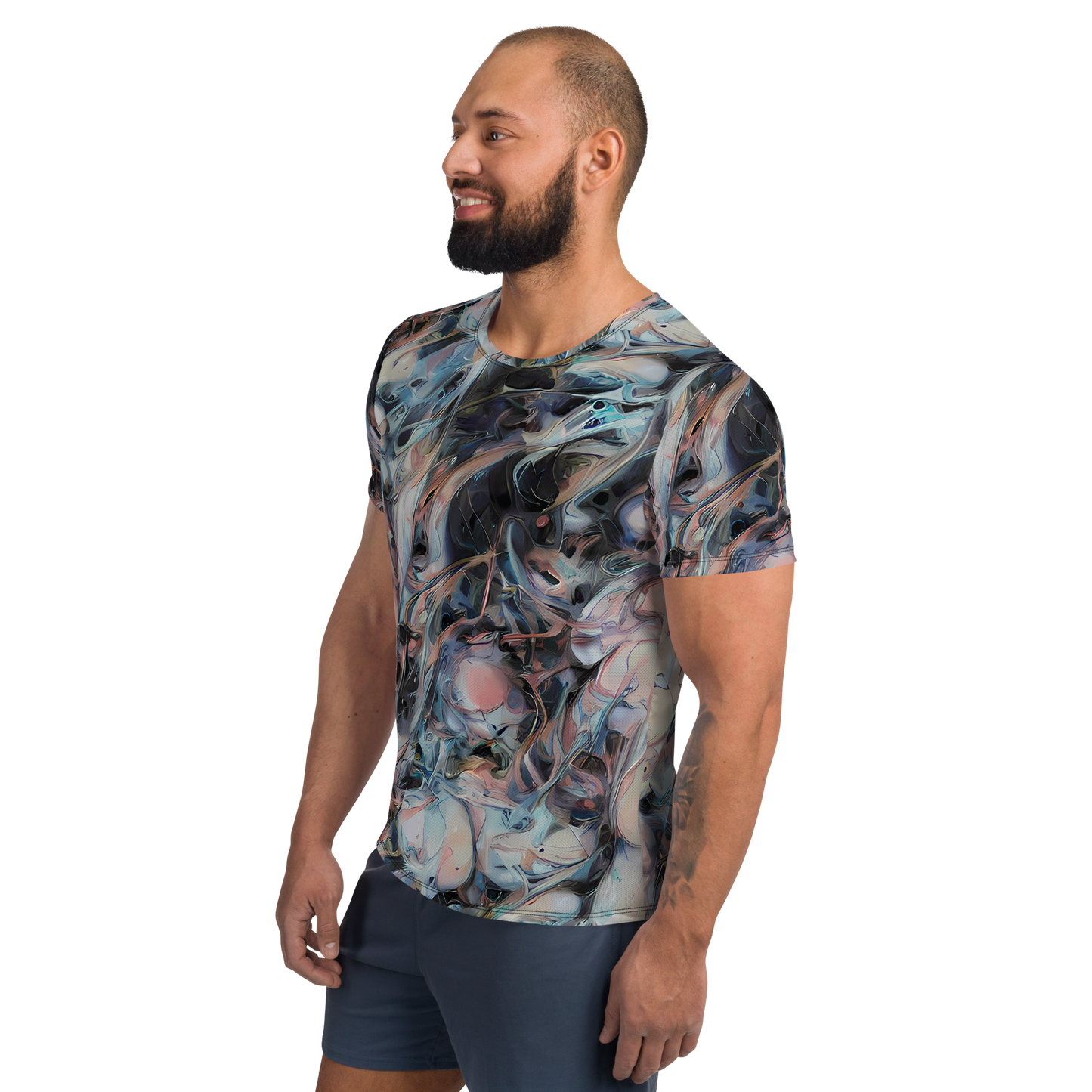 Men's Athletic T-Shirt - Daydream Cascade