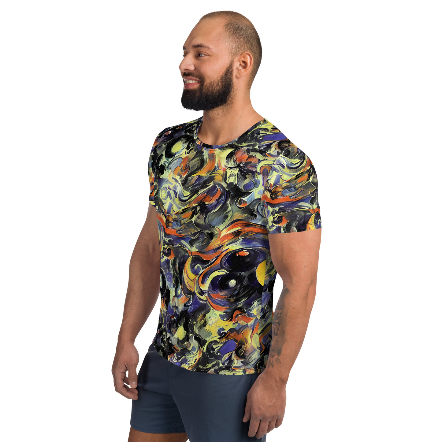 Men's Athletic T-Shirt - Twilight Chaos