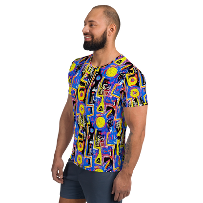 Men's Athletic T-Shirt - Radiant Mayhem
