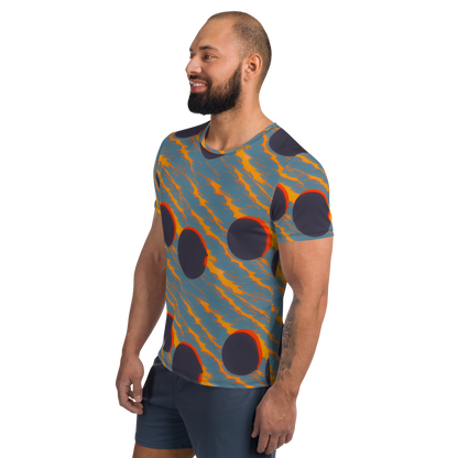 Men's Athletic T-Shirt - Flames of Gravity