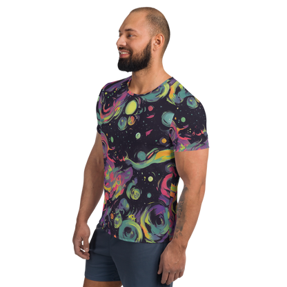 Men's Athletic T-Shirt - Psychedelic Drift