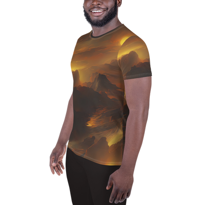 Men's Athletic T-Shirt - Sunset Shores