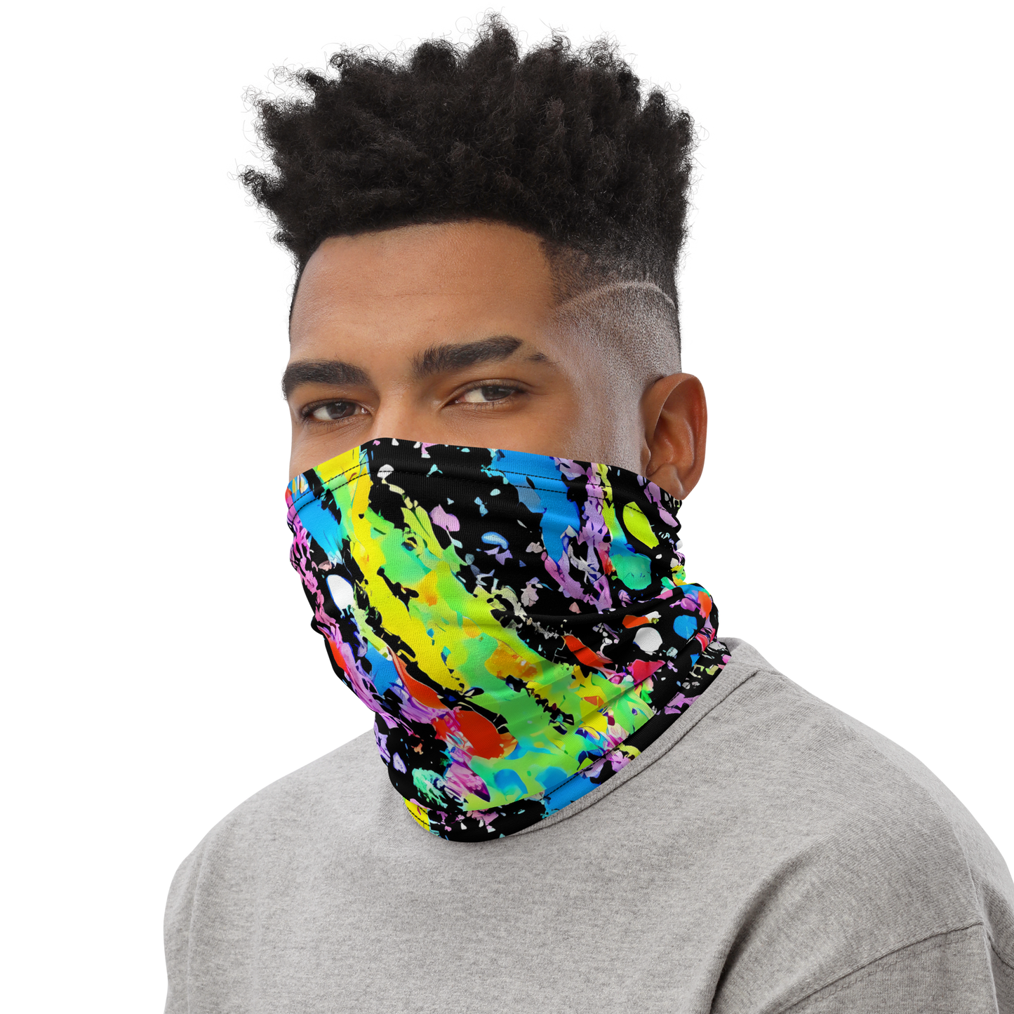 Neck Gaiter - Pollock Pulse