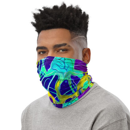 Neck Gaiter - Neon Jungle Rhapsody