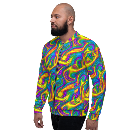 Bomber Jacket - Electric Aurora