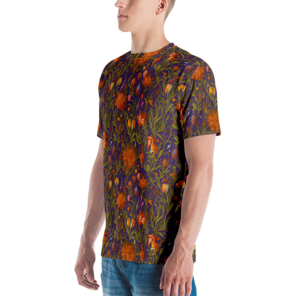 Men's Crew Neck T-Shirt - Botanical Nebula