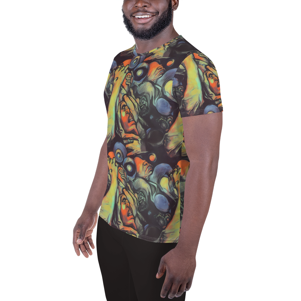 Men's Athletic T-Shirt - Cosmic Scream